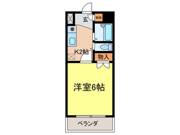 片山ビル１０の物件間取画像